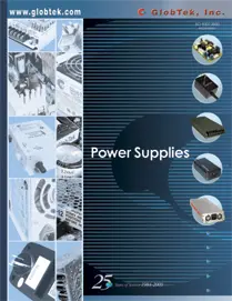 GlobTek print power supplies catalog cover