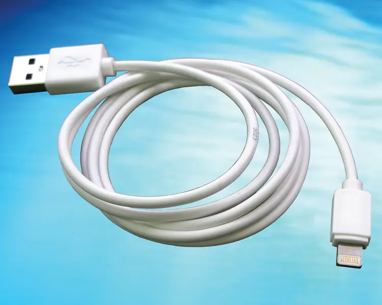 GlobTek bietet Lightning-Steckverbinder für USB-Kabelkonfektionen als Zubehör für seine Netzteile an,USBA0M8LITEWH(R)