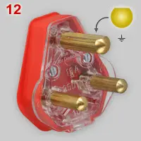 SANS 164-4 dedicated plug, red variant