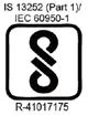India BIS Certified Power Supplies and External Desktop Power Supplies New BIS logo with GlobTek registration number